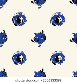 Seamless pattern of colorful brushes. Color background illustration.