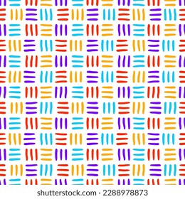 Seamless pattern with colorful carpet design