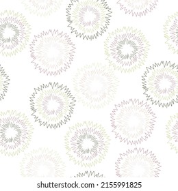 Seamless pattern with colorful circle