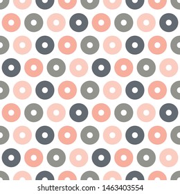 Seamless pattern with colorful circles
