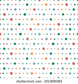 Seamless pattern with colorful circles