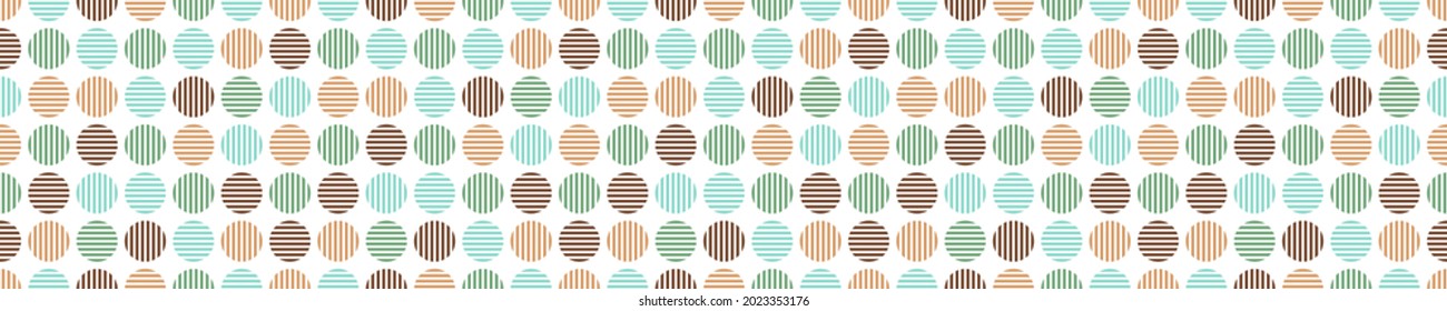 Seamless pattern with colorful circles