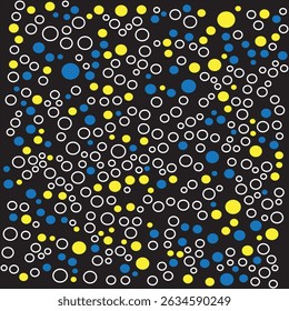 seamless pattern with colorful circles