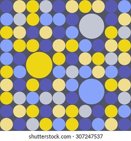 Seamless pattern with colorful circles