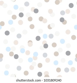 Seamless pattern of colorful confetti. Festive celebration party vector background.