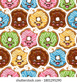 Ilustración de dibujos animados con dibujos animados de color de un patrón incomparable