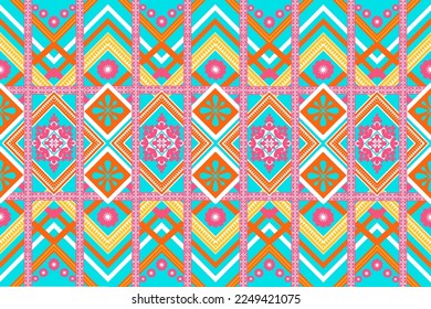 Seamless pattern. Colorful decorati1ve vector stock illustration for print, card, postcard, fabric, textile. 