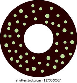 A seamless pattern with colorful delicious donuts on white background. Useful also as design element for texture, pattern or gift wrapping. Eps file available.