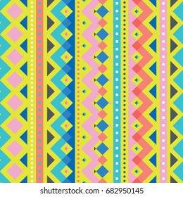 Seamless pattern with colorful design