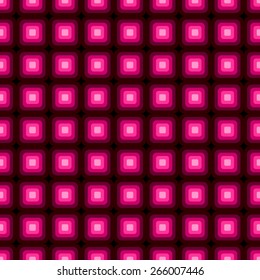 Seamless pattern of colorful effect optical illusion fluorescent bright pink