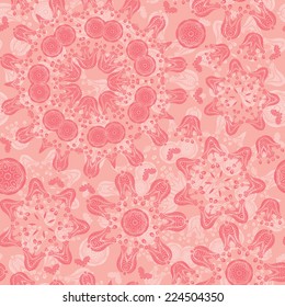 seamless pattern of colorful fantasy flowers - can be used for fabric design, packaging, postcards
