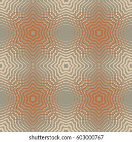 Seamless pattern.  Colorful fishnet pattern of fine lines.