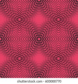 Seamless pattern.  Colorful fishnet pattern of fine lines.