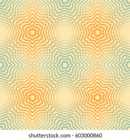Seamless pattern.  Colorful fishnet pattern of fine lines.