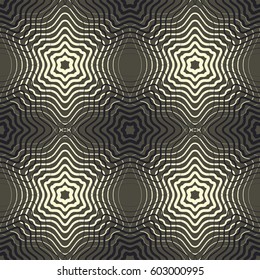 Seamless pattern.  Colorful fishnet pattern of fine lines.