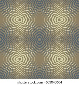 Seamless pattern.  Colorful fishnet pattern of fine lines.