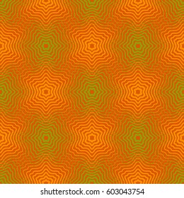 Seamless pattern.  Colorful fishnet pattern of fine lines.