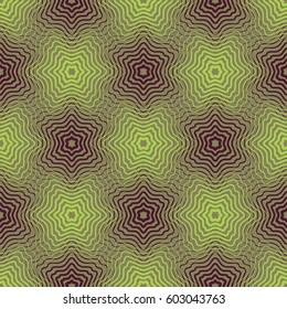 Seamless pattern.  Colorful fishnet pattern of fine lines.