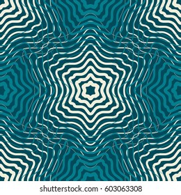 Seamless pattern.  Colorful fishnet pattern of fine lines.