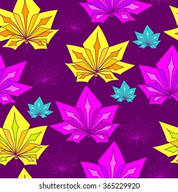 Seamless pattern with colorful flowers. Hand drawn floral background. Artwork for textiles, fabrics, souvenirs, packaging and greeting cards.