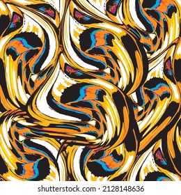 motif harmonieux. motif coloré géométrique harmonieux. motif coloré sur le thème des papillons.  motif d'impression des produits textiles
