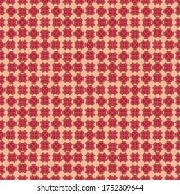 Patrón de mosaico repitiendo geométrico e inexorable