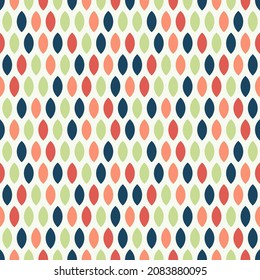 Seamless pattern with colorful geometric shapes