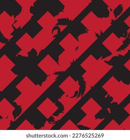 nahtloses Muster. farbiges geometrisches nahtloses Muster. Für Tischdecken, Kleidung, Hemden, Kleider, Papier, Bettwäsche, Decken, Bettdecken und andere Stoffmuster
