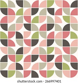 Seamless pattern colorful  geometry design. Vector illustration.