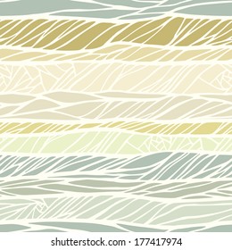 Seamless pattern with colorful hand drawn abstract geometric ornament. Vector illustration