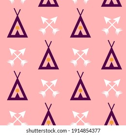 
Nahtloses Muster mit bunten, handgezeichneten Pfeilen und Wams. Abstrakter Hintergrund im Retrostil. Ideal für Stoffe, Textilien, Bekleidung. Vektorgrafik