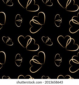 Seamless pattern with colorful hearts, vector
Happy Valentine's day greeting card, invitation template design elemet, wrapping for gifts, wallpapter, textile pattern