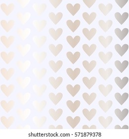 Seamless pattern with colorful hearts. Vector background.