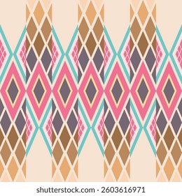 seamless pattern with colorful lines