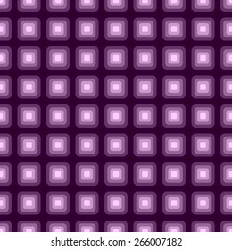 Seamless pattern of colorful optical illusion effect fluorescent purple