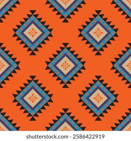 Seamless pattern colorful
Orange geometric
Floor carpet