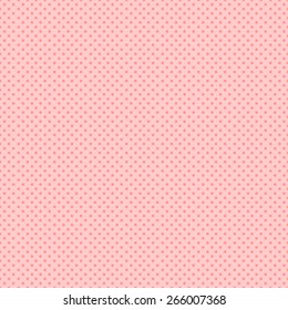 Seamless pattern of colorful polka dot in a small stylish in the beautiful colors of orange and peach