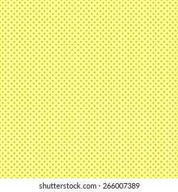 Seamless pattern of colorful polka dot in a small stylish in beautiful colors yellow