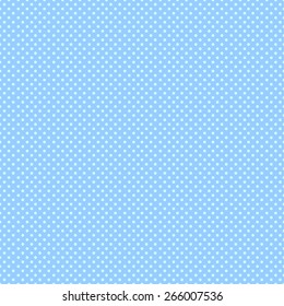 Seamless pattern of colorful polka dot in a small stylish in beautiful colors blue