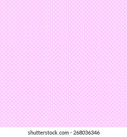 Seamless pattern of colorful polka dot in a small stylish in a beautiful purple color scheme and pink