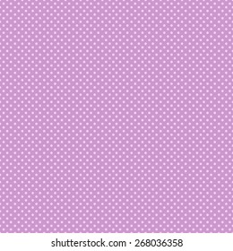 Seamless pattern of colorful polka dot in a small stylish in a beautiful purple color scheme