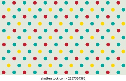 seamless pattern with colorful polka dots background wallpaper