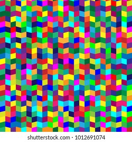 Seamless pattern of the colorful restangles