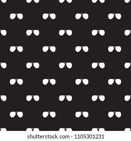 Seamless pattern with colorful retro glasses.Vector illustration EPS