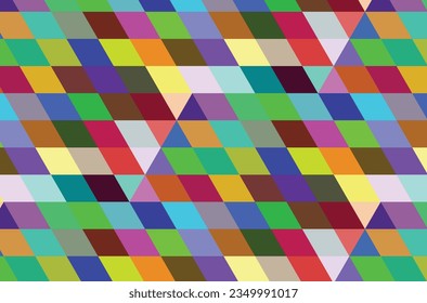 motif harmonieux de rhombus coloré, arrière-plan motif rhombus, forme de rendu 3d avec plusieurs couleurs