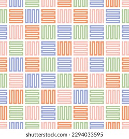Seamless pattern with colorful rug design