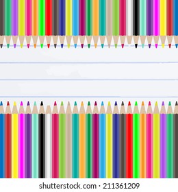 seamless pattern with colorful school icons on background with media icons