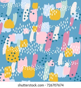 nahtloses Muster mit bunter Splash-Ornament