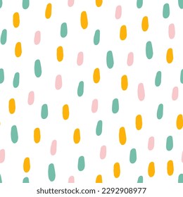 Seamless pattern with colorful spots