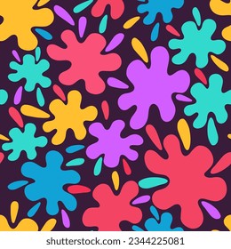 seamless pattern with colorful spots
